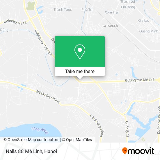 Nails 88 Mê Linh map