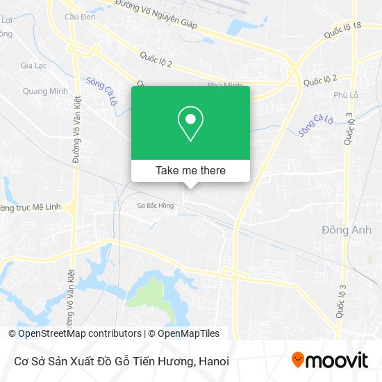 Cơ Sở Sản Xuất Đồ Gỗ Tiến Hương map