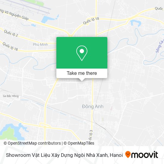 Showroom Vật Liệu Xây Dựng Ngôi Nhà Xanh map