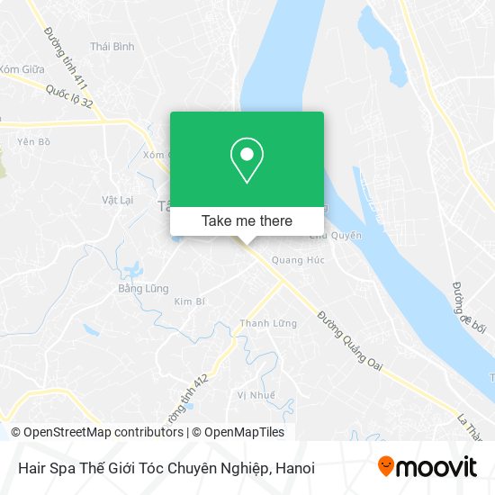 Hair Spa Thế Giới Tóc Chuyên Nghiệp map