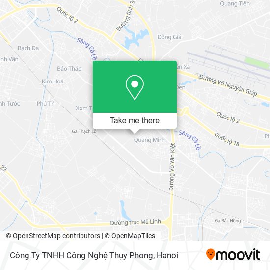 Công Ty TNHH Công Nghệ Thụy Phong map