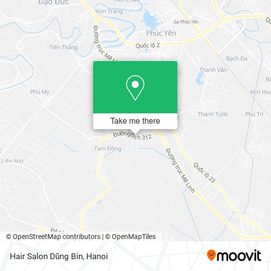 Hair Salon Dũng Bin map