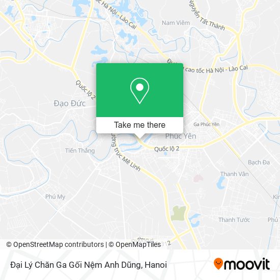 Đại Lý Chăn Ga Gối Nệm Anh Dũng map