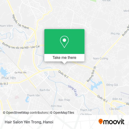 Hair Salon Yên Trong map
