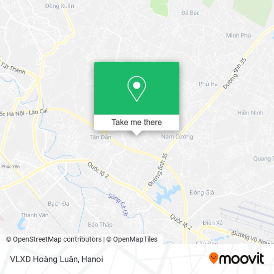 VLXD Hoàng Luân map