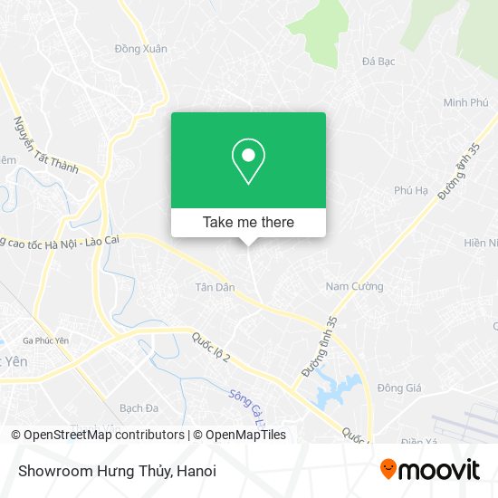 Showroom Hưng Thủy map