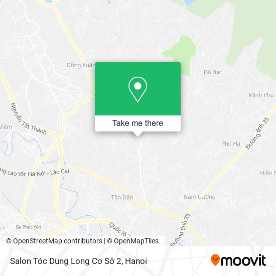 Salon Tóc Dung Long Cơ Sở 2 map