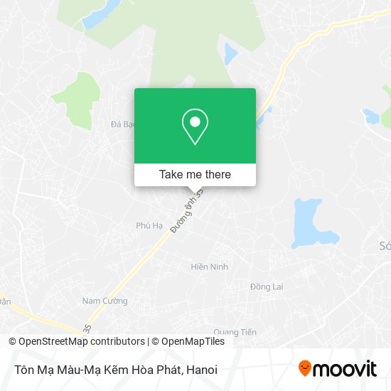 Tôn Mạ Màu-Mạ Kẽm Hòa Phát map