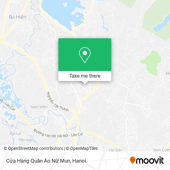 Cửa Hàng Quần Áo Nữ Mun map