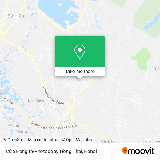 Cửa Hàng In-Photocopy Hồng Thái map