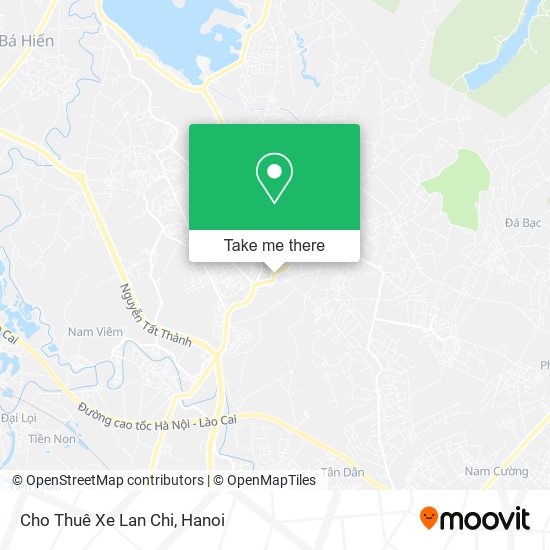 Cho Thuê Xe Lan Chi map