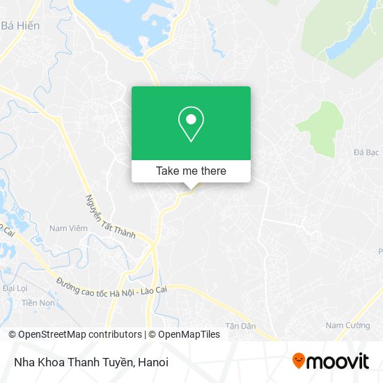 Nha Khoa Thanh Tuyền map
