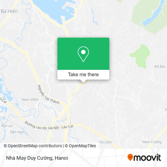 Nhà May Duy Cường map