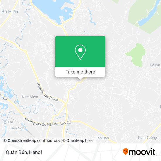 Quán Bún map