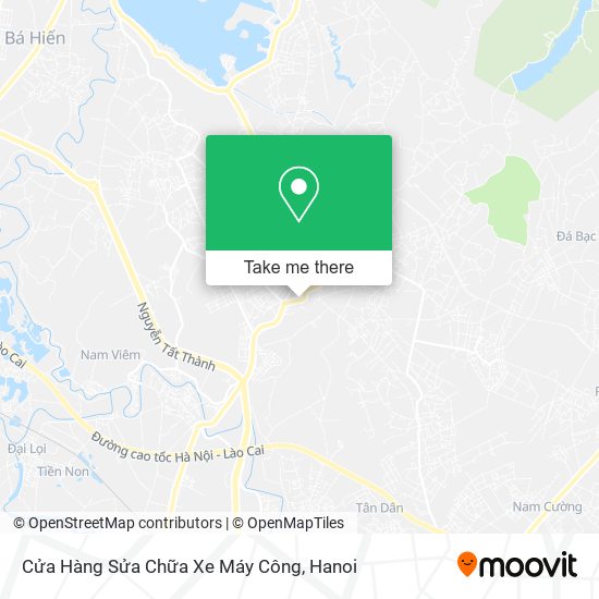 Cửa Hàng Sửa Chữa Xe Máy Công map