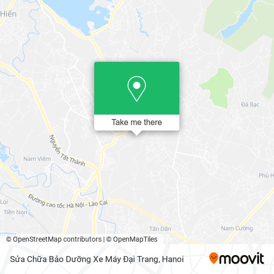 Sửa Chữa Bảo Dưỡng Xe Máy Đại Trang map