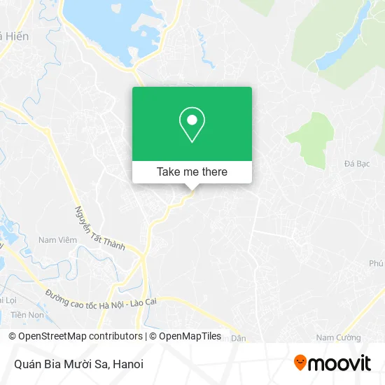 Quán Bia Mười Sa map