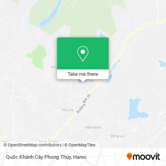 Quốc Khánh Cây Phong Thủy map