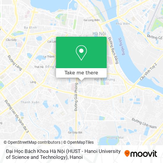 Đại Học Bách Khoa Hà Nội (HUST - Hanoi University of Science and Technology) map