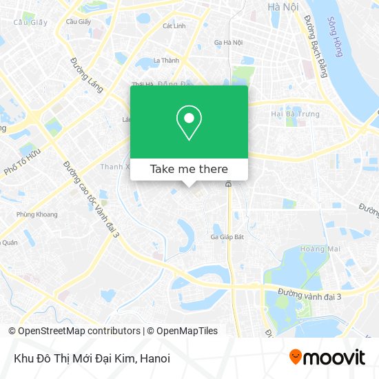 Khu Đô Thị Mới Đại Kim map