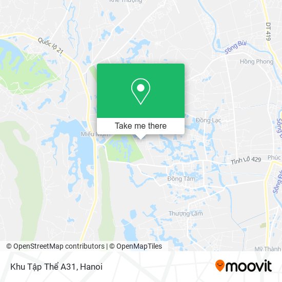 Khu Tập Thể A31 map