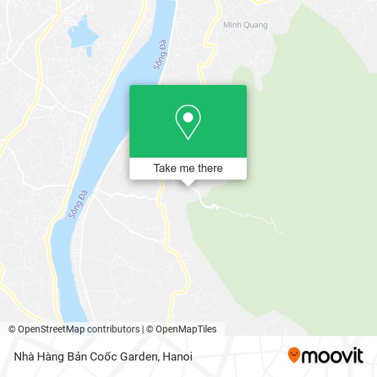 Nhà Hàng Bản Coốc Garden map