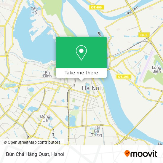 Bún Chả Hàng Quạt map