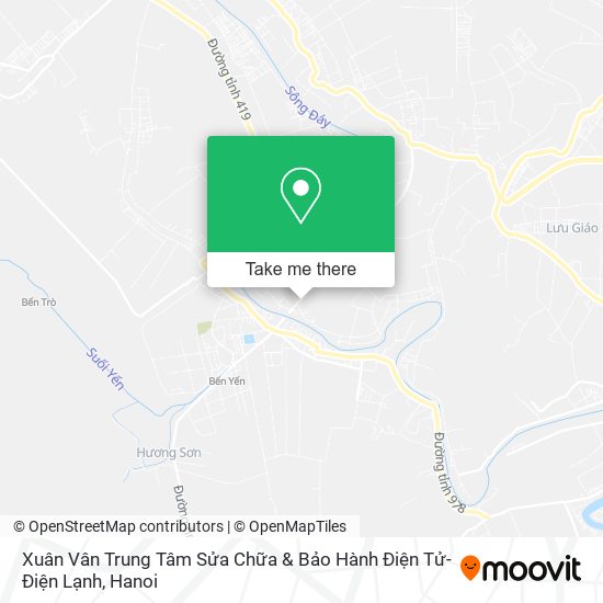 Xuân Vân Trung Tâm Sửa Chữa & Bảo Hành Điện Tử-Điện Lạnh map