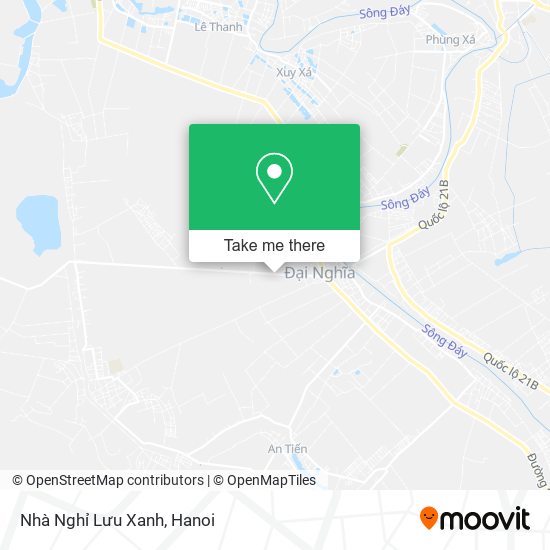 Nhà Nghỉ Lưu Xanh map