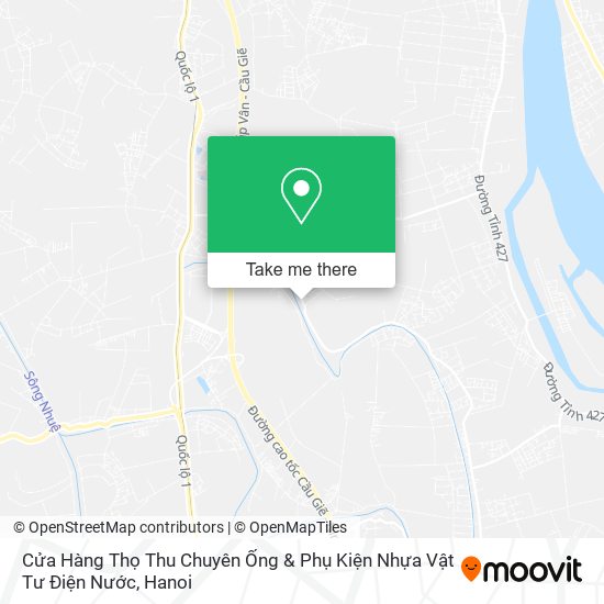 Cửa Hàng Thọ Thu Chuyên Ống & Phụ Kiện Nhựa Vật Tư Điện Nước map