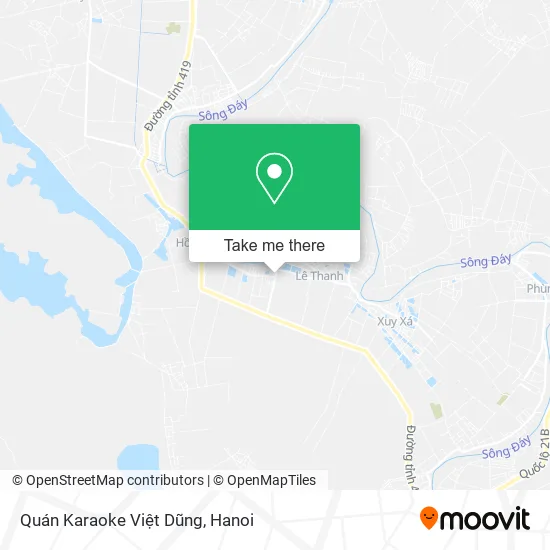 Quán Karaoke Việt Dũng map