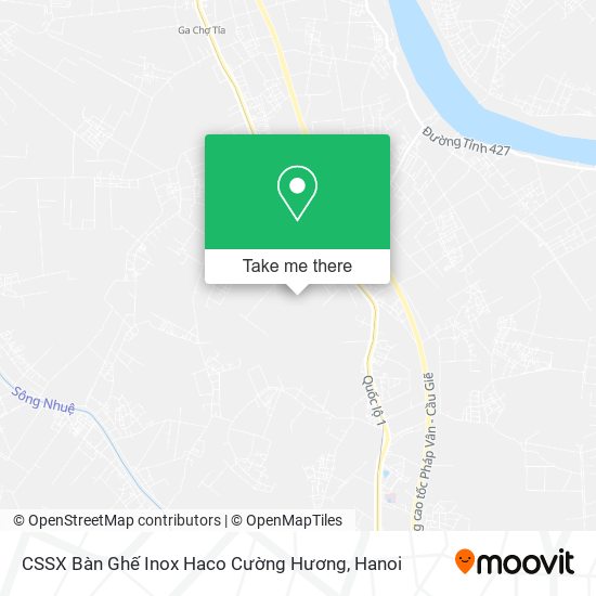 CSSX Bàn Ghế Inox Haco Cường Hương map