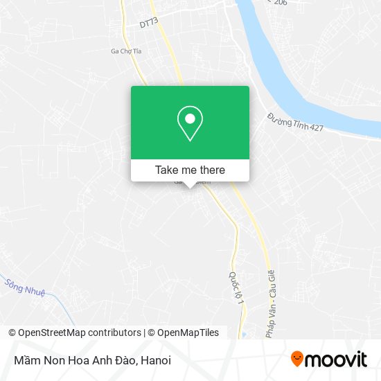 Mầm Non Hoa Anh Đào map
