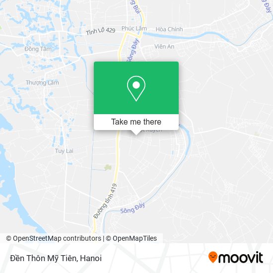 Đền Thôn Mỹ Tiên map