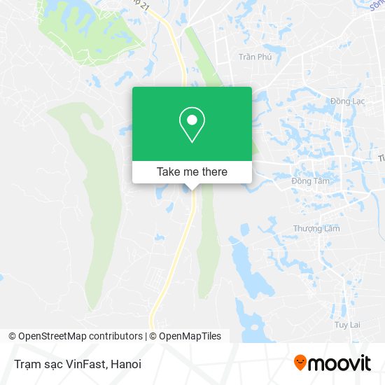 Trạm sạc VinFast map