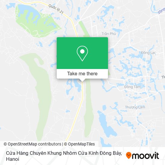 Cửa Hàng Chuyên Khung Nhôm Cửa Kính Đông Bảy map