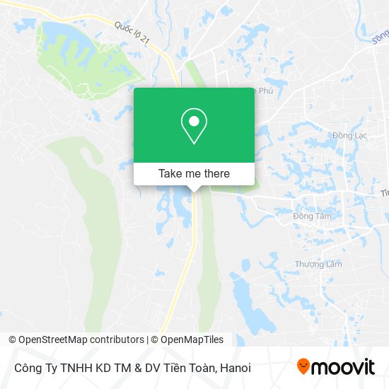 Công Ty TNHH KD TM & DV Tiền Toàn map