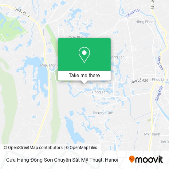 Cửa Hàng Đông Sơn Chuyên Sắt Mỹ Thuật map