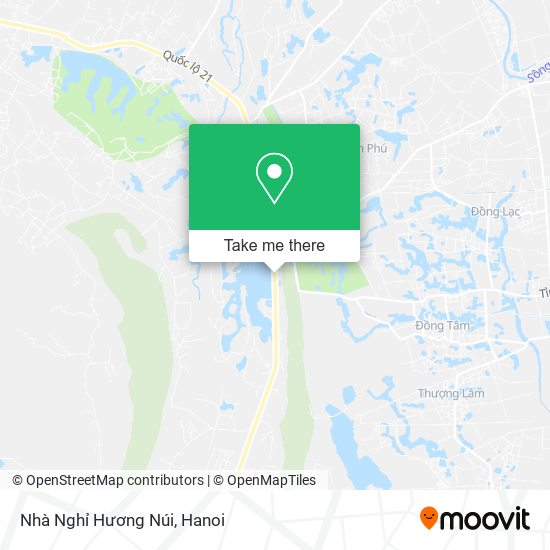 Nhà Nghỉ Hương Núi map