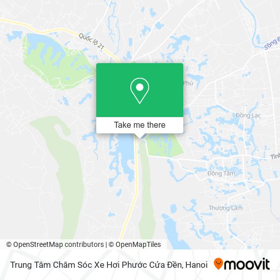 Trung Tâm Chăm Sóc Xe Hơi Phước Cửa Đền map