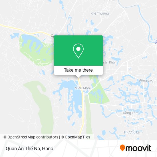 Quán Ăn Thế Na map