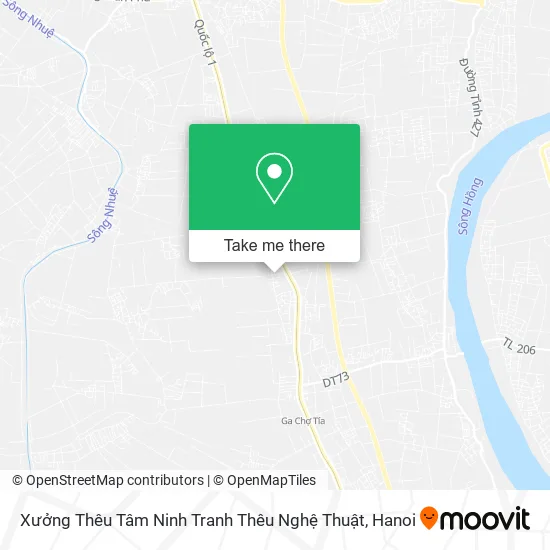Xưởng Thêu Tâm Ninh Tranh Thêu Nghệ Thuật map