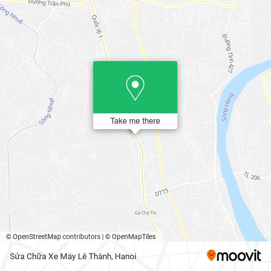 Sửa Chữa Xe Máy Lê Thành map