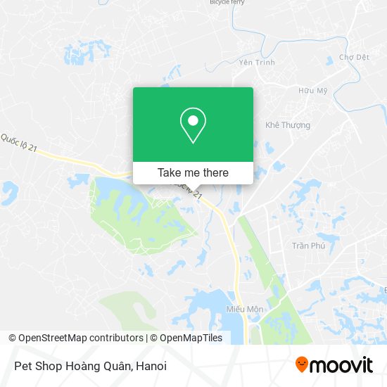 Pet Shop Hoàng Quân map