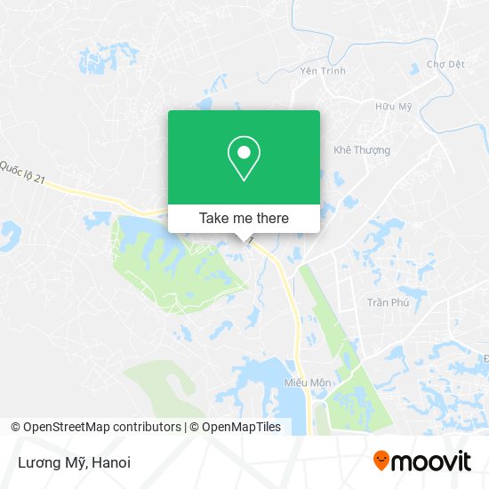 Lương Mỹ map