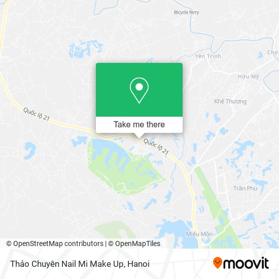 Thảo Chuyên Nail Mi Make Up map