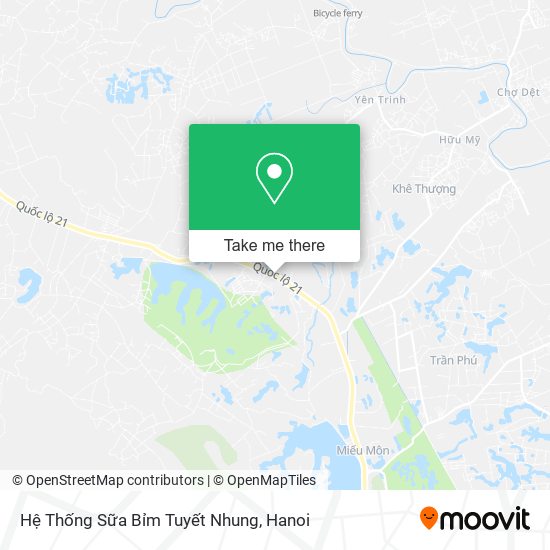 Hệ Thống Sữa Bỉm Tuyết Nhung map
