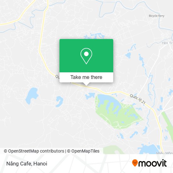 Nắng Cafe map