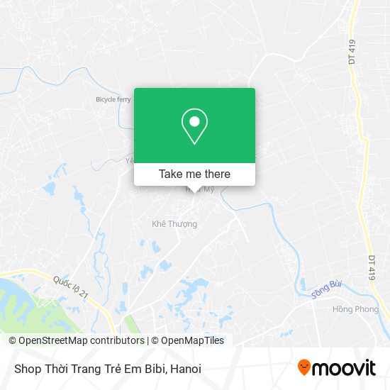 Shop Thời Trang Trẻ Em Bibi map