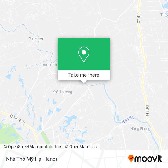 Nhà Thờ Mỹ Hạ map